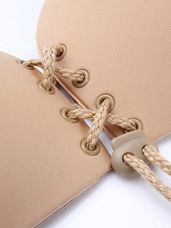 Lingerie Acrilico Sottoseno Nude Push Up Invisibile Coulisse Ali di Farfalla Reggiseno Invisibile