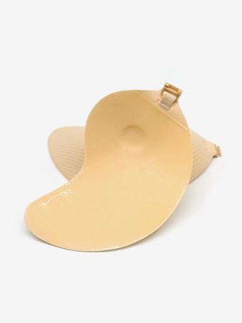 Cubrepezones invisibles con cierre frontal y botones sin tirantes para fiesta de graduación