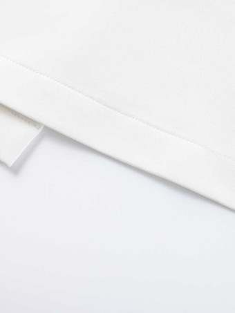 Abito lungo senza maniche con scollo all'americana in pizzo e patchwork a contrasto per donna 2026