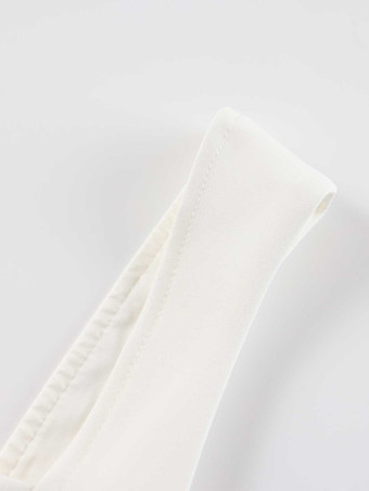 Vestido corto blanco sin mangas con vuelo en forma de A para mujer 2026