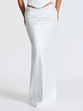 ラインストーンレースアップバックコルセットとロングスカートのパーティー2ピースセット（レディース用）2026