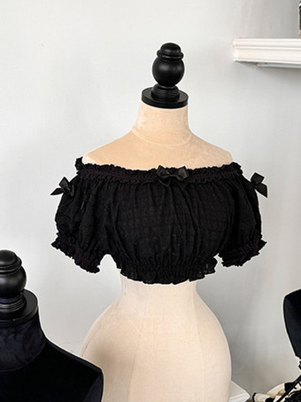 スイートベージュの半袖ポリエステルトップス