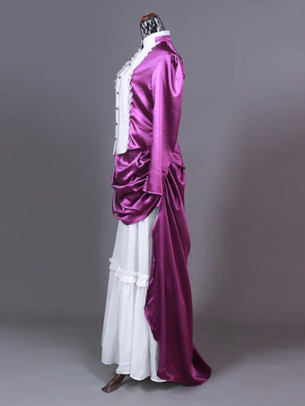 アプリコット エドワード風ドレス 長袖 チュニック ヴィンテージドレス