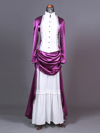 アプリコット エドワード風ドレス 長袖 チュニック ヴィンテージドレス