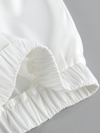 Vネックのラップトップスとハイウエストロングスカートのツーピースセット（レディース 2026年）