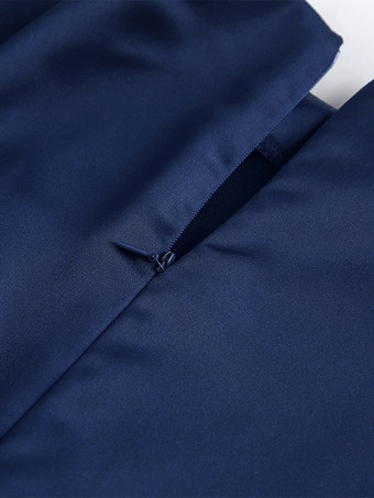 サテンケープスリーブハイネックボディコンミニドレス（レディース）2026