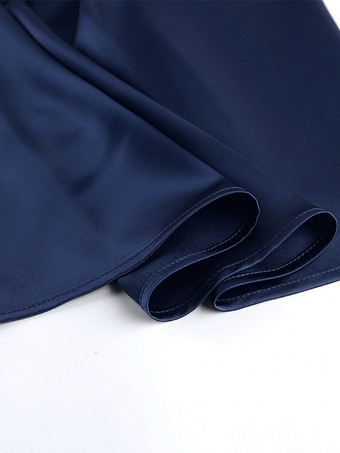 サテンケープスリーブハイネックボディコンミニドレス（レディース）2026