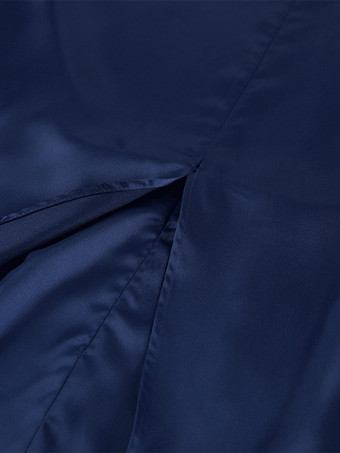 サテンケープスリーブハイネックボディコンミニドレス（レディース）2026