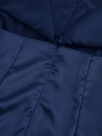 サテンケープスリーブハイネックボディコンミニドレス（レディース）2026