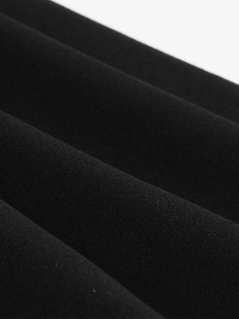 メッシュパッチワーク くり抜きネックライン Aライン スケータードレス レディース 2026