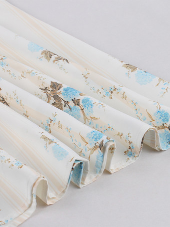 フローラルプリント ルーシュバスト ノースリーブ Aライン ミディ丈 ティードレス レディース 2026