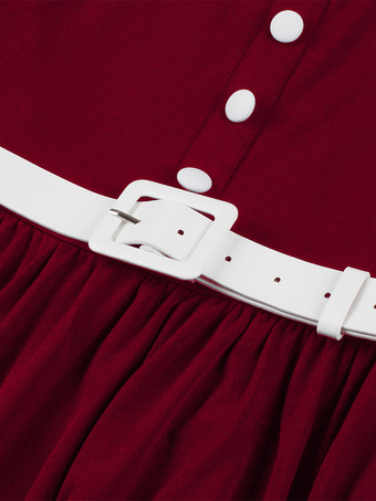 ダブルレイヤー ピーターパンカラー 刺繍 パフスリーブ スウィングドレス レディース 2026