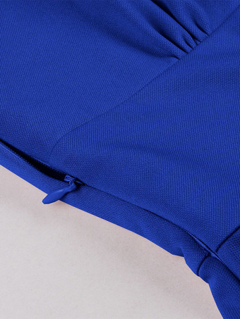 Vネック、ルーシュ、フロントボタン装飾、フラッタースリーブ、レトロスウィングドレス（レディース）2026