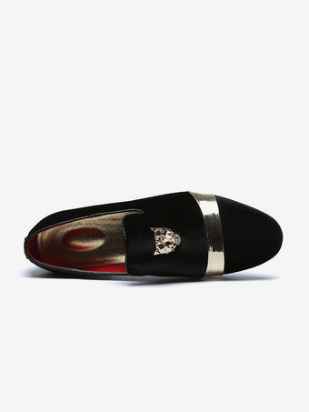 スエード メンズ ローファー ラウンドトゥ デザイン フラット スリッポン プロムシューズ