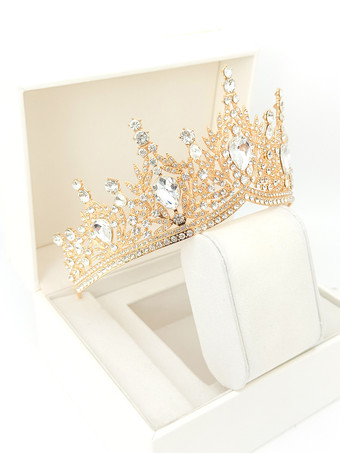 赤い女性用女王クラウンプリンセス合成宝石ティアラ女性用ロイヤルマスカレードパーティーアクセサリー