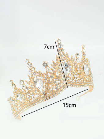 赤い女性用女王クラウンプリンセス合成宝石ティアラ女性用ロイヤルマスカレードパーティーアクセサリー