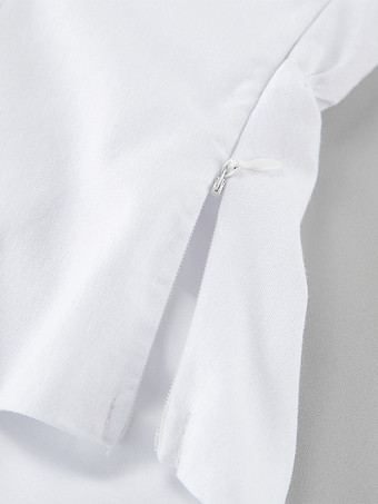 ホワイト 100% コットン レディース マキシドレス - スパゲッティストラップ ルーシュバスト サンドレス - セクシーな V ネック ラッフルトリム ビーチ バケーション ロングドレス 2026