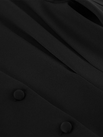 アワーグラス テーラード レディース ブラック ブレザー - ストラクチャードショルダー シングルブレスト シンチジャケット - コーポレートコア カジュアル ワークウェア アウター 2026