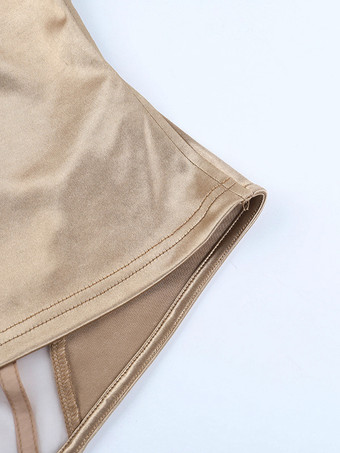 シースルーメッシュのレディースコルセットトップ - 露出したバックジッパーのセクシーなビスチェ - 2026年の美しいヴィンテージグラムナイトアウトクラブウェア衣装