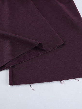 アクティブな女性のためのアスレジャースタイルセット - プラム色のフード付きジップアップワイドレッグトラックスーツ - 2026年春のラウンジヨガウェア