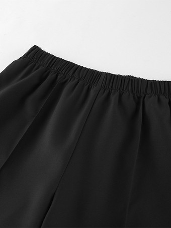 オフィスレディ向け砂時計型ブレザーセット - ブラック モダン プリーツ ウエスト絞りテーラリング - 2026年春のワークウェアスーツ