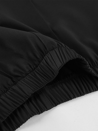 オフィスレディ向け砂時計型ブレザーセット - ブラック モダン プリーツ ウエスト絞りテーラリング - 2026年春のワークウェアスーツ