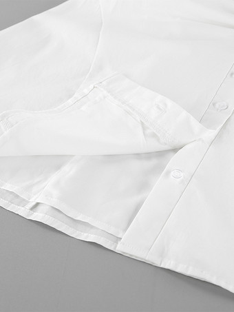 Breathable Cotton Mini Dress Women - White Cottagecore Puff Sleeve Ruched Square Neck - Summer Garden Party Date Night 2026