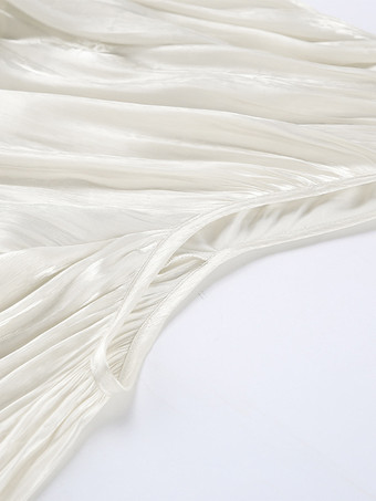 コールドショルダー レディース ホルターブラウス - エレガントなランタンスリーブ ルーズフィット トップス スカーフ付き - フェアリーコア スプリング パーティ トップ 2026