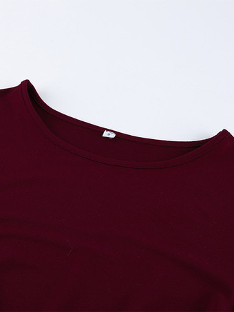 サイドギャザー入りレディース長袖トップス - シックなフレアベルカフスリムフィット - バディ風春ストリートウェア2026