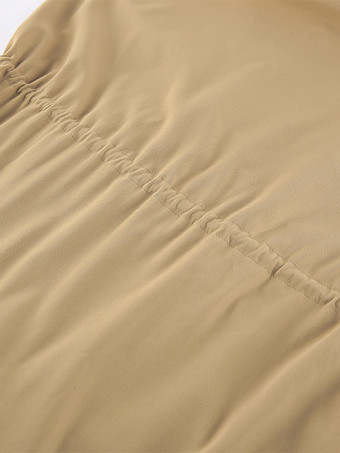 Barn カラーブロック レディース ロングトレンチコート - ユーティリティ ドローストリングウエスト ロングラインフィット - サファリスタイル 春のカジュアルアウター 2026