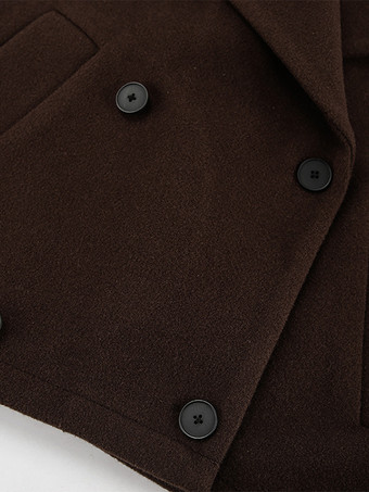 ダブルブレスト レディース ショートジャケット - シックなベルト付きクロップド丈 - 2026年春のカジュアルストリートウェア クワイエットラグジュアリー