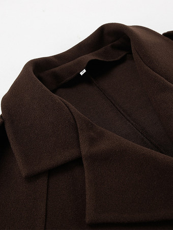 ダブルブレスト レディース ショートジャケット - シックなベルト付きクロップド丈 - 2026年春のカジュアルストリートウェア クワイエットラグジュアリー