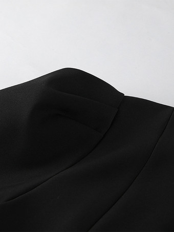 ヴィンテージ風ペプラムブレザー（レディース） - パフスリーブ、スタンドカラー、スリムフィットジャケット - シックな春のパーティアウター 2026