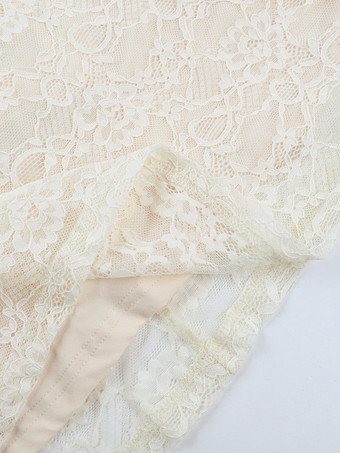 美しいレースのマキシドレス（女性用） - アプリコットカラーのギャザー入りボディコンガウン - 夏の結婚式ゲストパーティーウェア 2026