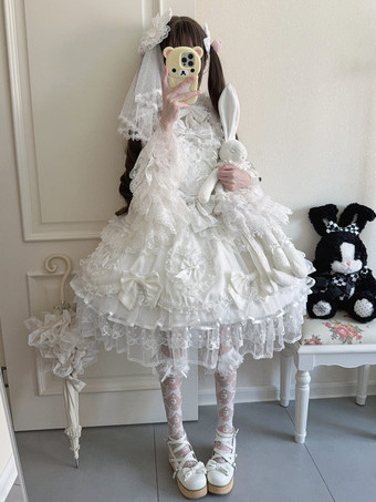 ピンクのスウィートロリータドレス、ノースリーブ、フリル、リボン付きJSK、姫ロリータドレス