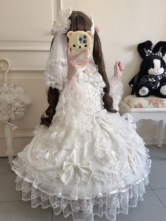 ピンクのスウィートロリータドレス、ノースリーブ、フリル、リボン付きJSK、姫ロリータドレス