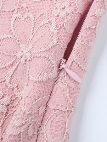 ピンクのフェアリーコアレースジャンプスーツ（レディース） - フロントタイフレアレッグロンパース - 夏のロマンチックなデートナイトパーティーウェア 2026