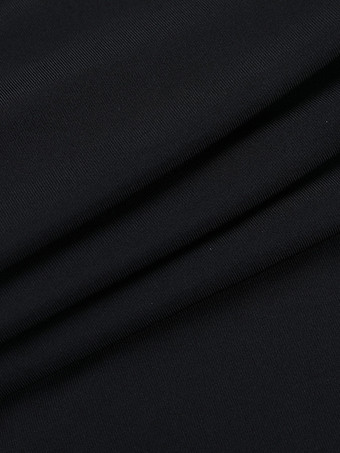 レースアップフレアジャンプスーツ（レディース） - ブラックゴシックフローラルレース長袖ボディコンロンパース - 2026年春のパーティクラブウェア