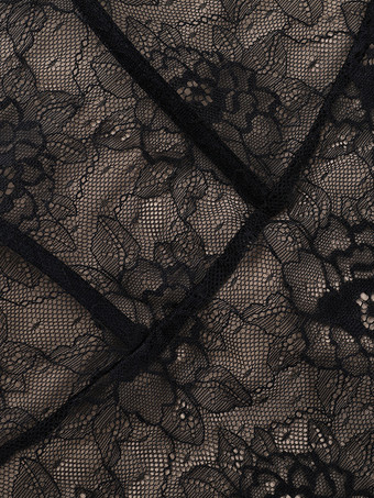 レースコルセットドレス（女性用） - ブラック オフショルダー 長袖 ボディコン ミニドレス - 春のクラブウェア イブニングパーティー 2026