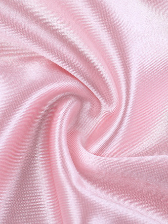 パステルピンクのコケットスリップドレス（女性用） - リボン付きミディ丈キャミソールガウン - 2026年春のデートナイトコーデ