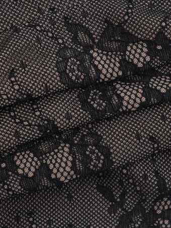 花柄レースコルセットトップ（女性用） - ブラックゴシック調ビスチェ - 夏の夜のクラブウェア 2026