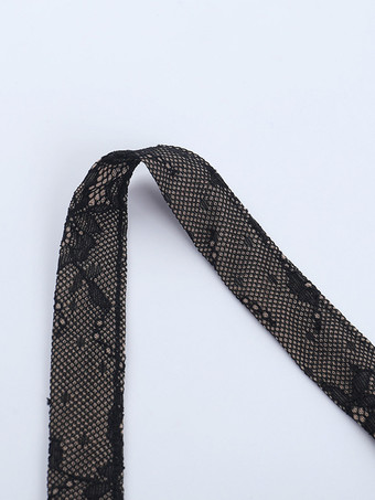 花柄レースコルセットトップ（女性用） - ブラックゴシック調ビスチェ - 夏の夜のクラブウェア 2026