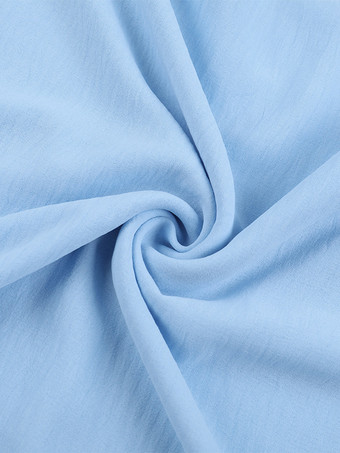 カットアウトマキシドレス（女性用） - ベビーブルー、セクシーなリングディテール、ギャザー入りスパゲッティストラップ - 2026年夏のビーチクルーズバケーション