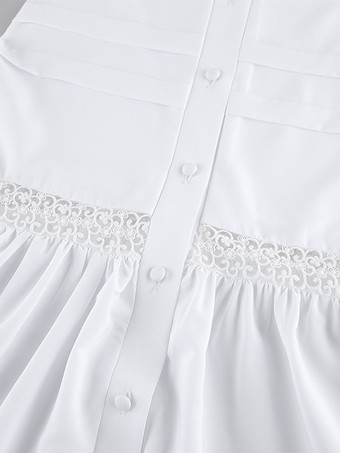 ボヘミアン風ティアードマキシドレス（女性用） - ホワイトレースパッチワークスクエアネックシックなサマードレス - 2026年夏のビーチバケーション