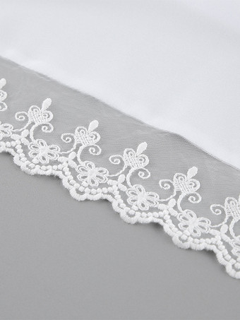 ボヘミアン風ティアードマキシドレス（女性用） - ホワイトレースパッチワークスクエアネックシックなサマードレス - 2026年夏のビーチバケーション