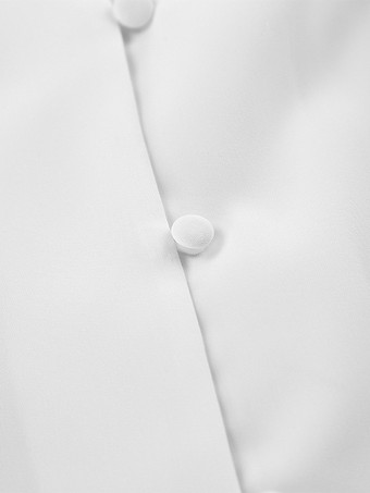 ペプラムブラウス レディース エレガント ホワイト トップス - ホルターネック Vネック ランタンスリーブ スリムフィット - 春のオフィスからディナーまで 2026