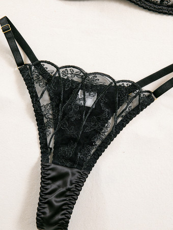 ブライダルランジェリー レースアートワーク ホワイト 2ピース ブラジャー＆ショーツセット