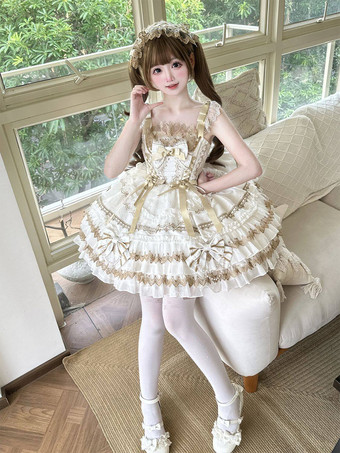 黒のゴシックロリータドレス、フリル付きJSK、レースアップロリータショートドレス、ヘッドウェア付き