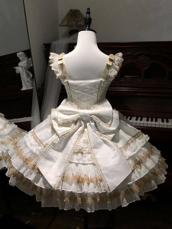 黒のゴシックロリータドレス、フリル付きJSK、レースアップロリータショートドレス、ヘッドウェア付き