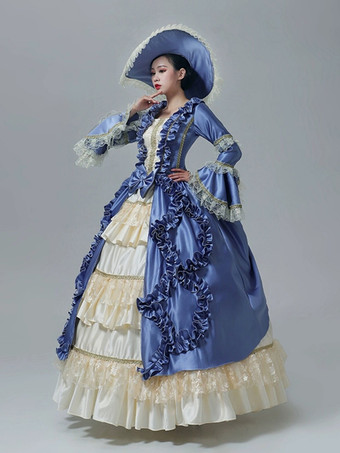 ヴィンテージ ヴィクトリアン ドレス レーストリム スリーブ ギャザー フリル フロア丈 ヴィンテージ ガウン